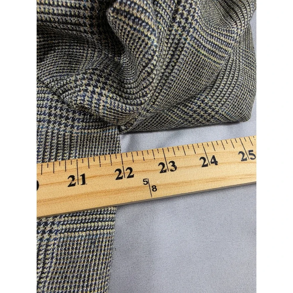 Jos. A. Bank Blazer Men 42R (42S) Glen Plaid Wool Alpaca Silk Blend Sport Coat